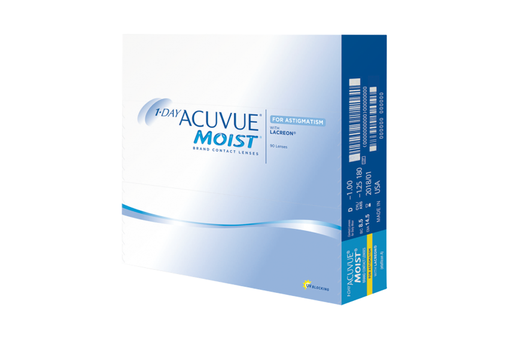 1-Day Acuvue Moist for astigmatism - 90 lentes