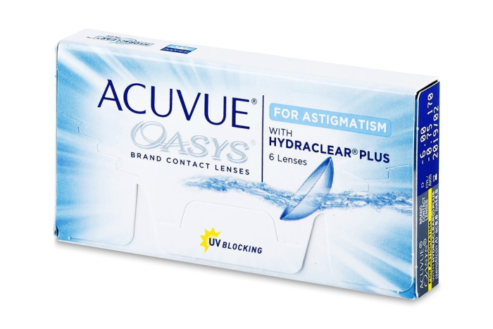 Acuvue Oasys for Astigmatism - 6 lentes